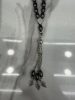33 black gallstone Muslim prayer beads, alloy whisker tips, 50 dozen per piece, 12 in a dozen. The price is for individual pieces details Picture